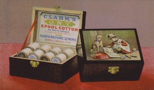 American trade card advertising Clark